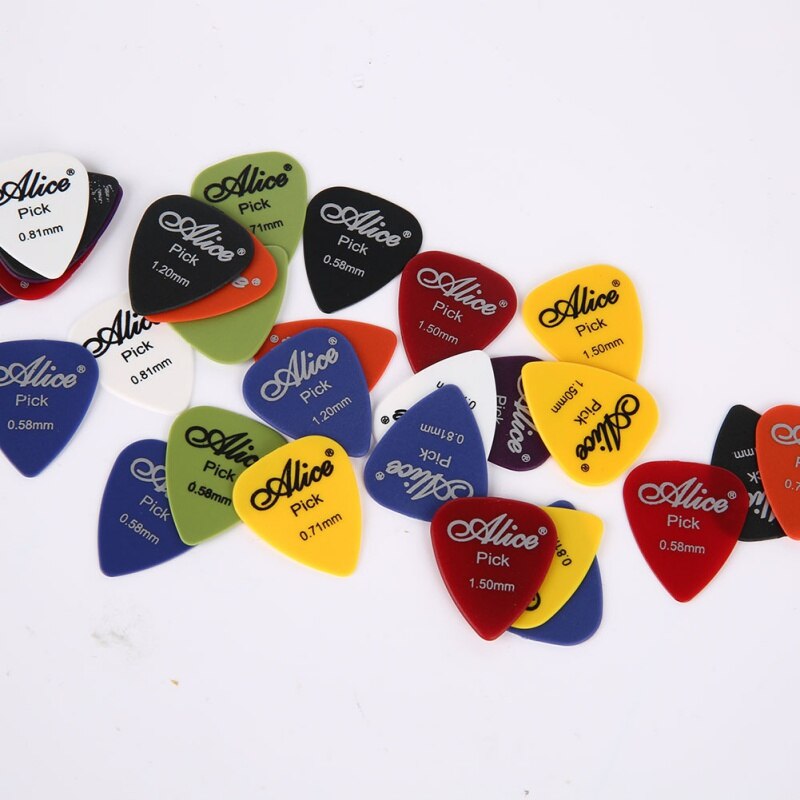 100pcs Guitar Picks Classical Folk Acoustic Guitars Accessories Musical Instruments Abs Plastic Resin Safe Guitar Picks