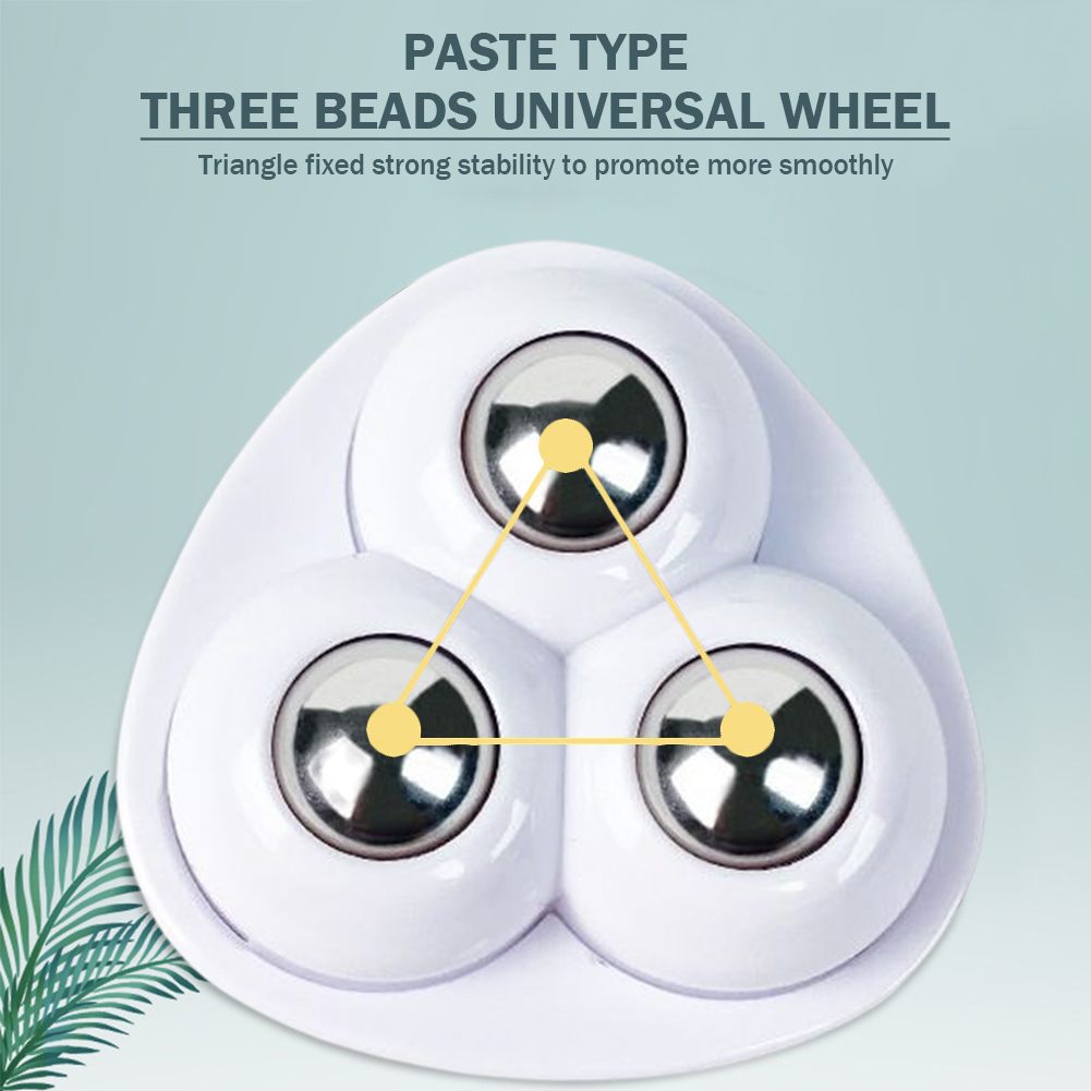 4-20pcs Self Adhesive Caster Wheels 360 Degree Load Bearing Swivel Universal Wheel Silent Non Perforated Furniture Base Roller