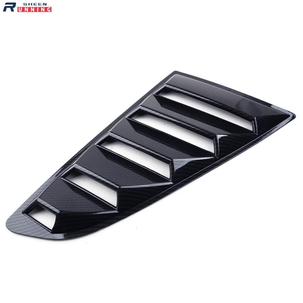 Rear Quarter Window Louvers Scoops Spoiler Car Tunning Panel Side Air Vent Cover for Ford Mustang