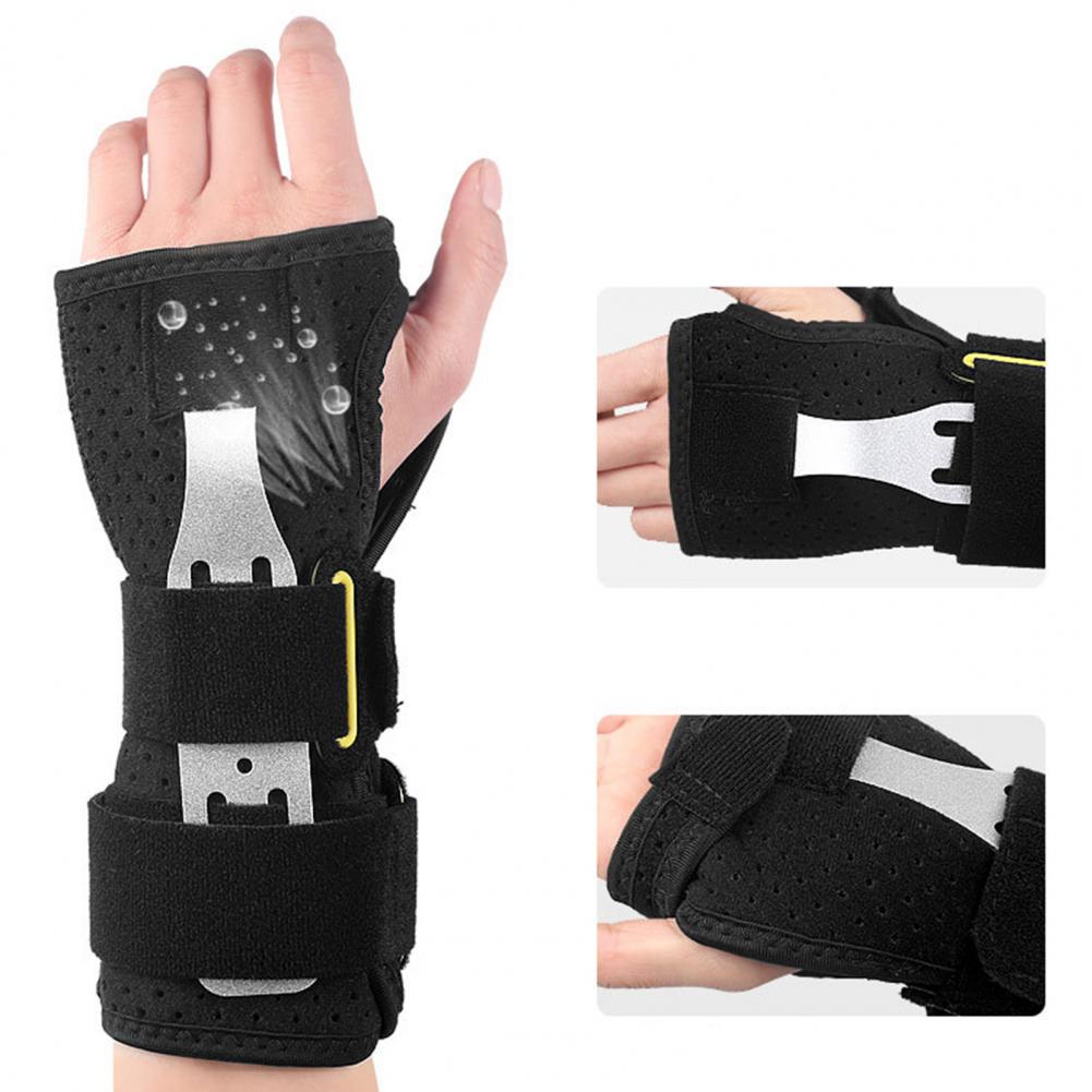 1Pc Right/Left Hand Wrist Brace Adjustable Support for Sports Carpal Injuries Wrist Brace Sports Safety Sports Accessories