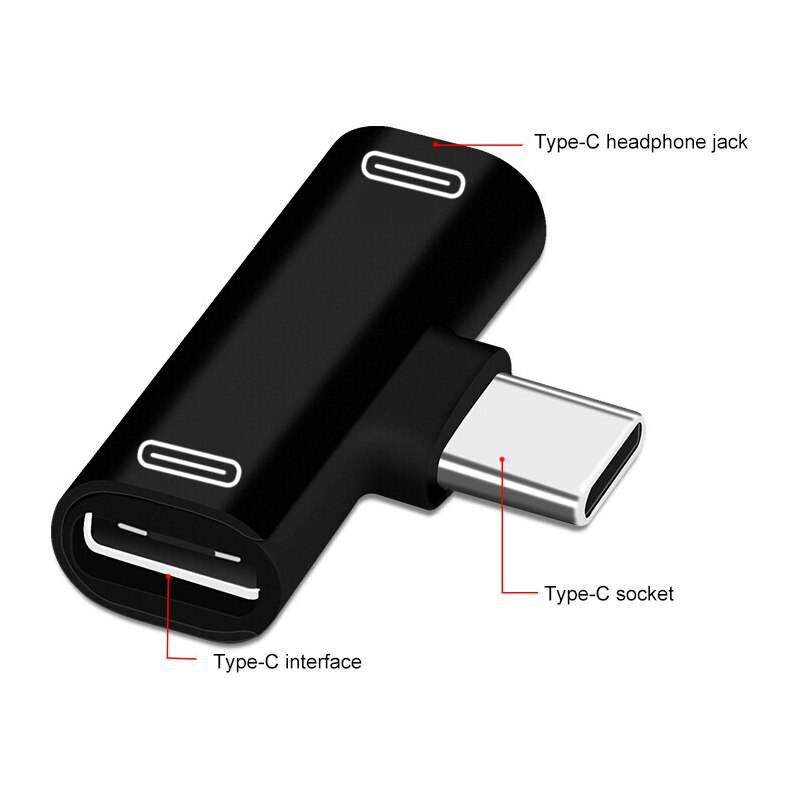 3 en 1 USB C à type-c OTG câble adaptateur Type C USB-C OTG convertisseur pour Xiaomi pour Huawei pour Samsung adaptateur casque