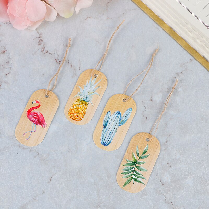 50 stuks flamingo ananas papieren hangtags doos papieren kaarten diy label handgemaakte kledinglabels feestdecoratie papieren labels