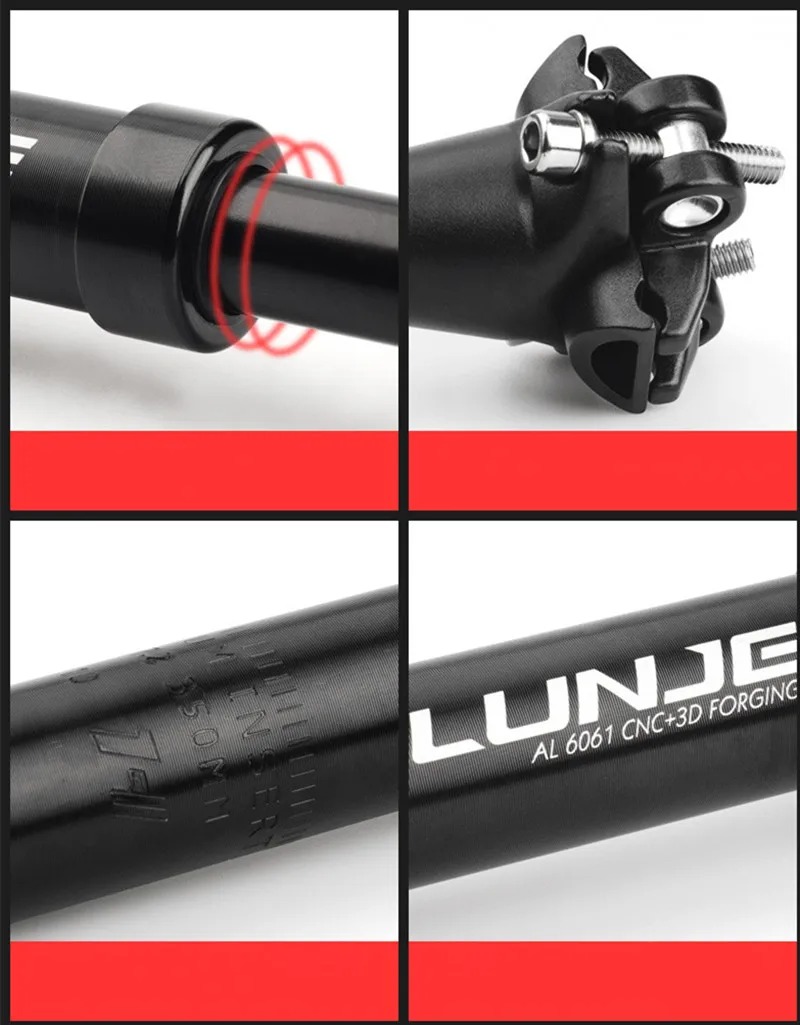 Bike Seat Post 27 2 Seatpost Suspension Dropper Post MTB Suspension Shock Absorber Accessories Mtb Suspension Seat post
