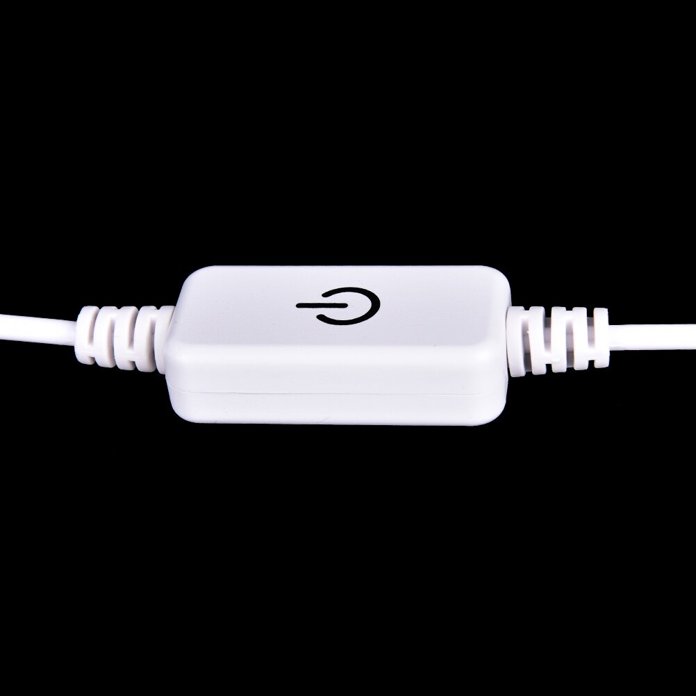 Hvid usb led lysdæmper berørt kontakt lysstyrkejustering til led strip lampe