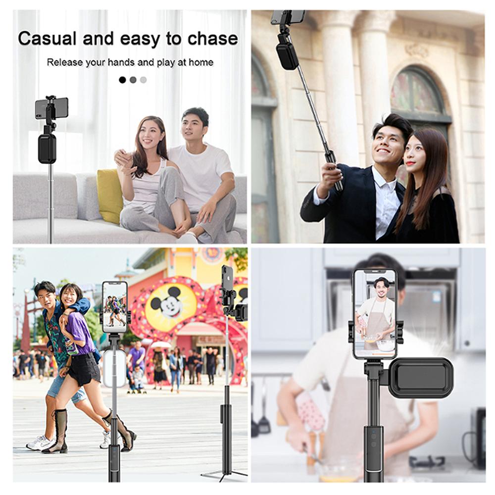 Handheld Versteckte Bluetooth Stativ 3 in 1 Selfie Stock w/Schönheit licht Erweiterbar Selfie-Timer Füllen Licht für iPhone Samsung Telefon