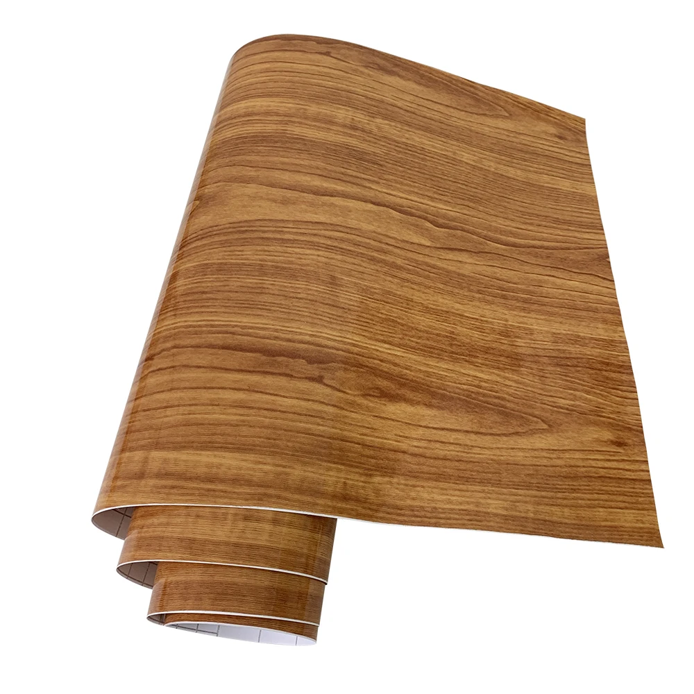 Auton puun syykuvioinen vinyylikalvo pvc-tarrat tarrat kääri itseliimautuva vedenpitävä kalvo auton paneelin konsolin moottorin tee-se-itse-tyylikoristeeseen: 4xl / Kulta-