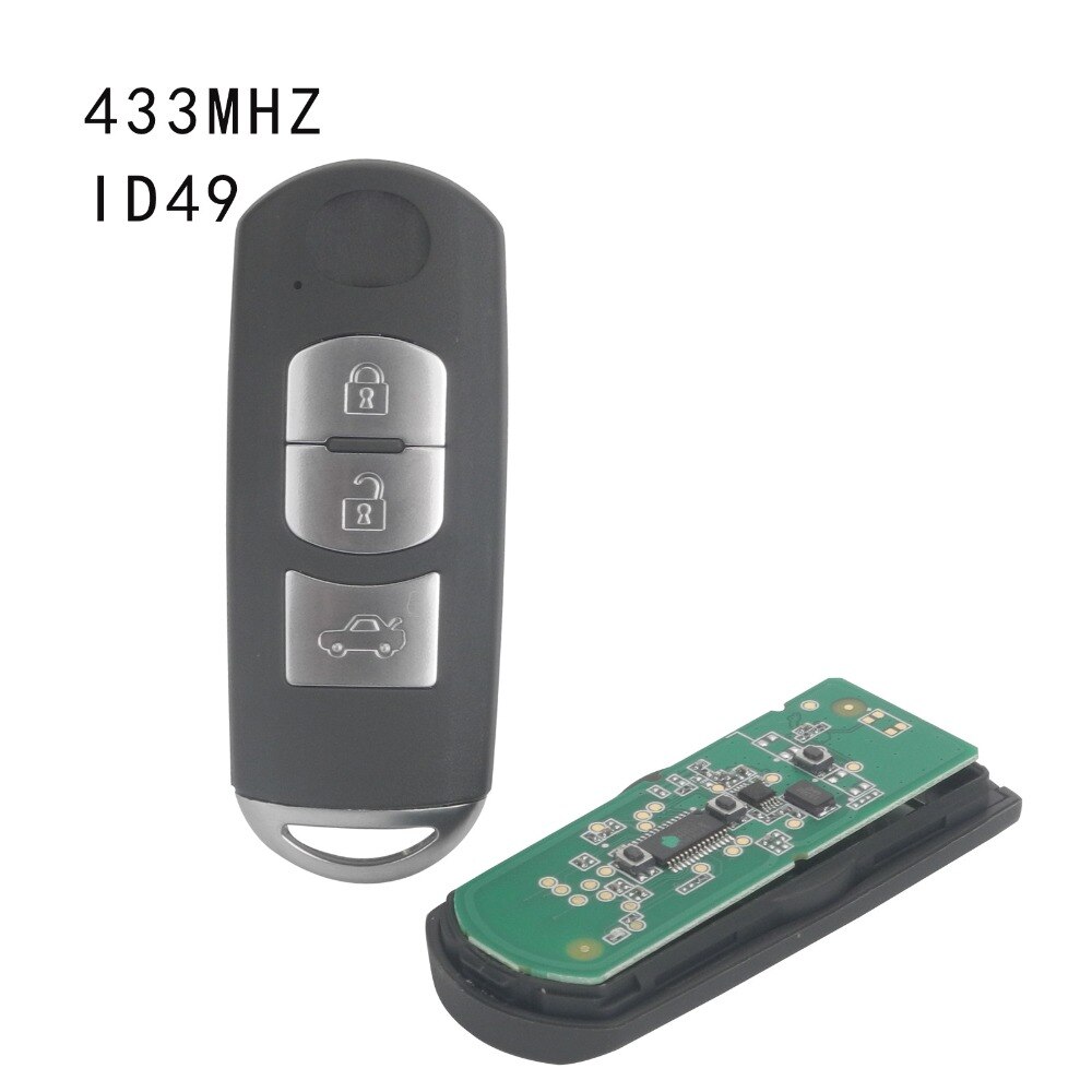 Llave Inteligente de 3 botones para CX-3 CX-5 MAZDA Axela Atenza modelo SKE13E-01 o SKE13E-02 Control remoto de coche
