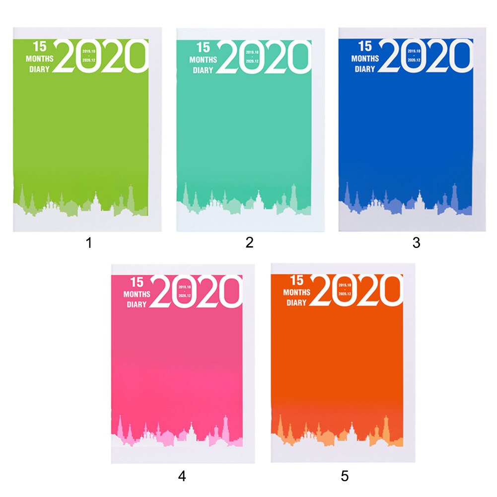 Notebook Planner Agenda Journal A5 Meeting Book School Stationery Monthly Plan Supplies Student Supplies