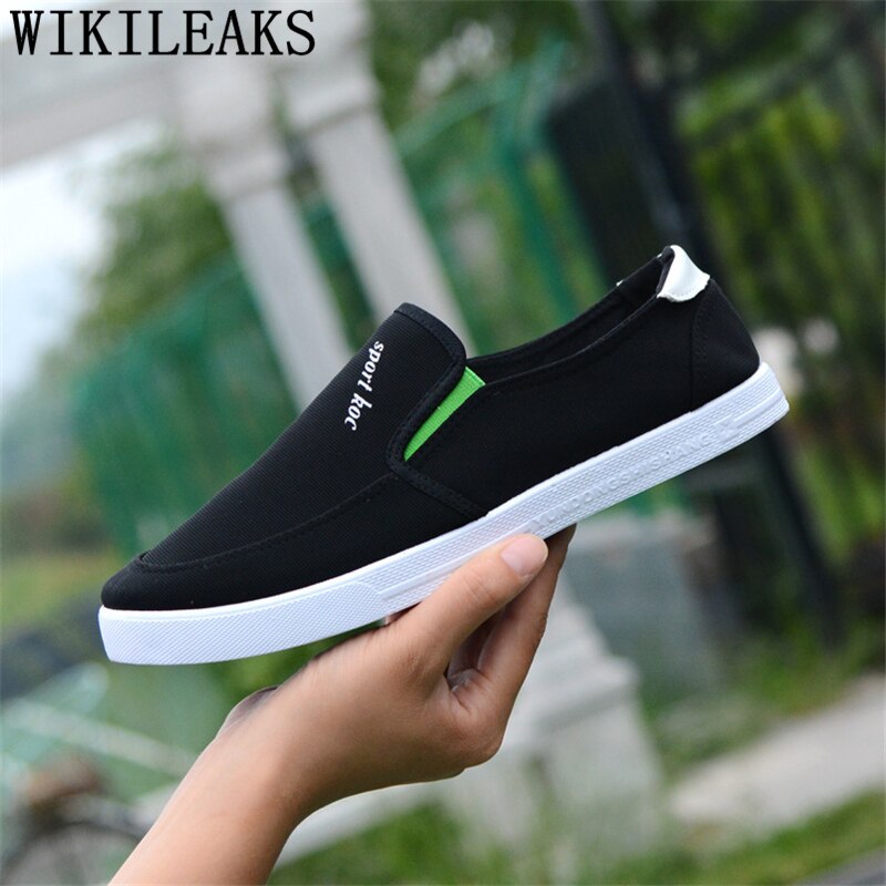 Zapatos de lona hombre casual slip on shoes hombres zapatillas transpirables zapatos hombres verano zapatillas hombre chaussure homme erkek ayakkabi