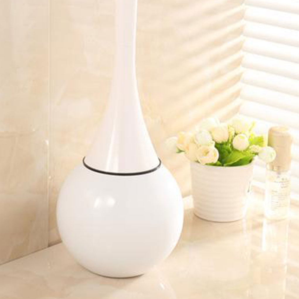 Toaleta ABS szczotka biurowa kucana muszla klozetowa miękkie narzędzie czyszczenie włosów łazienka