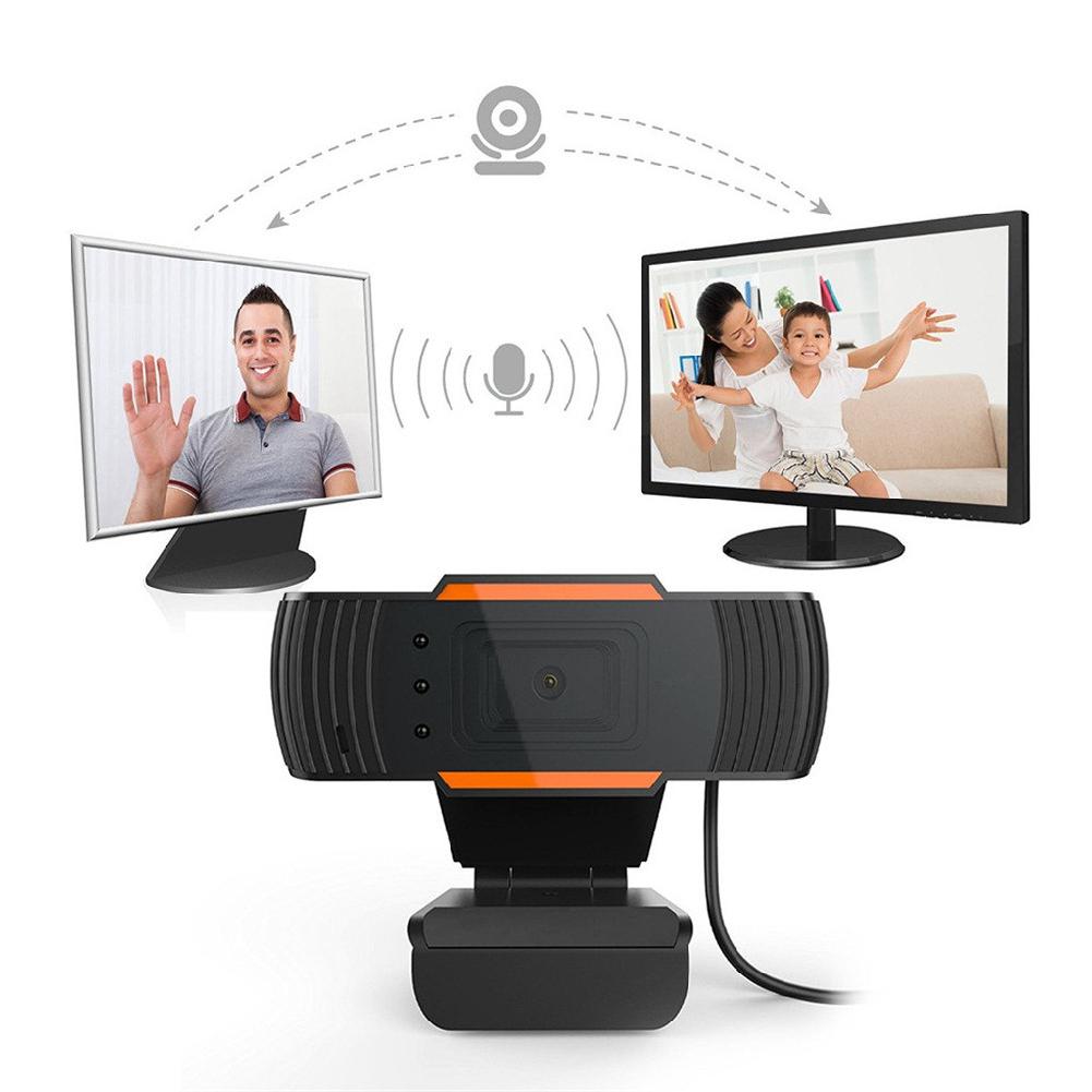 3LEDs Web Camera 12MP 720P HD Webcam USB Camera with Microphone for Computer PC Laptop