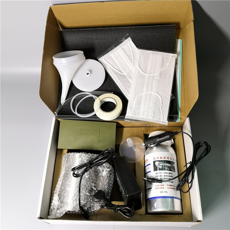 Pasta de polimento 800g para lente da lanterna, conjunto polimento de vidro, farol automotivo, reparo da camada hidrofóbica, reparo de arranhados, não abrasivo