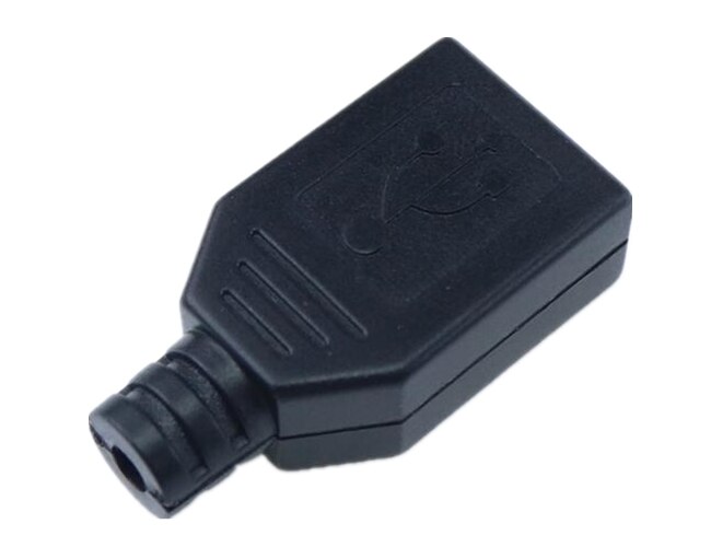 Oiyagai 20 Stuks USB 2.0 Type A Mannelijke Socket 4 Pin Plug Connector