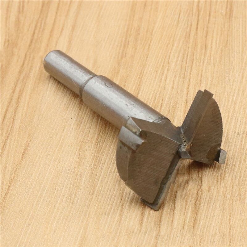 Juego de 5 piezas, fresa deshilachadora con punta central, broca de madera de carburo de 35/40/45/50/60mm de diámetro, perilla d