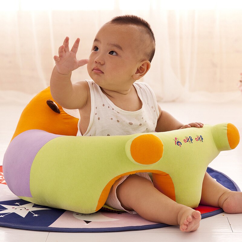 Baby Stoel 1 pc Kussen kinderen Stoel Voor Kinderen Draagbare Baby Ondersteuning Zetel Zitten Kussen Zonder Vulling Alleen Cover seat Huid