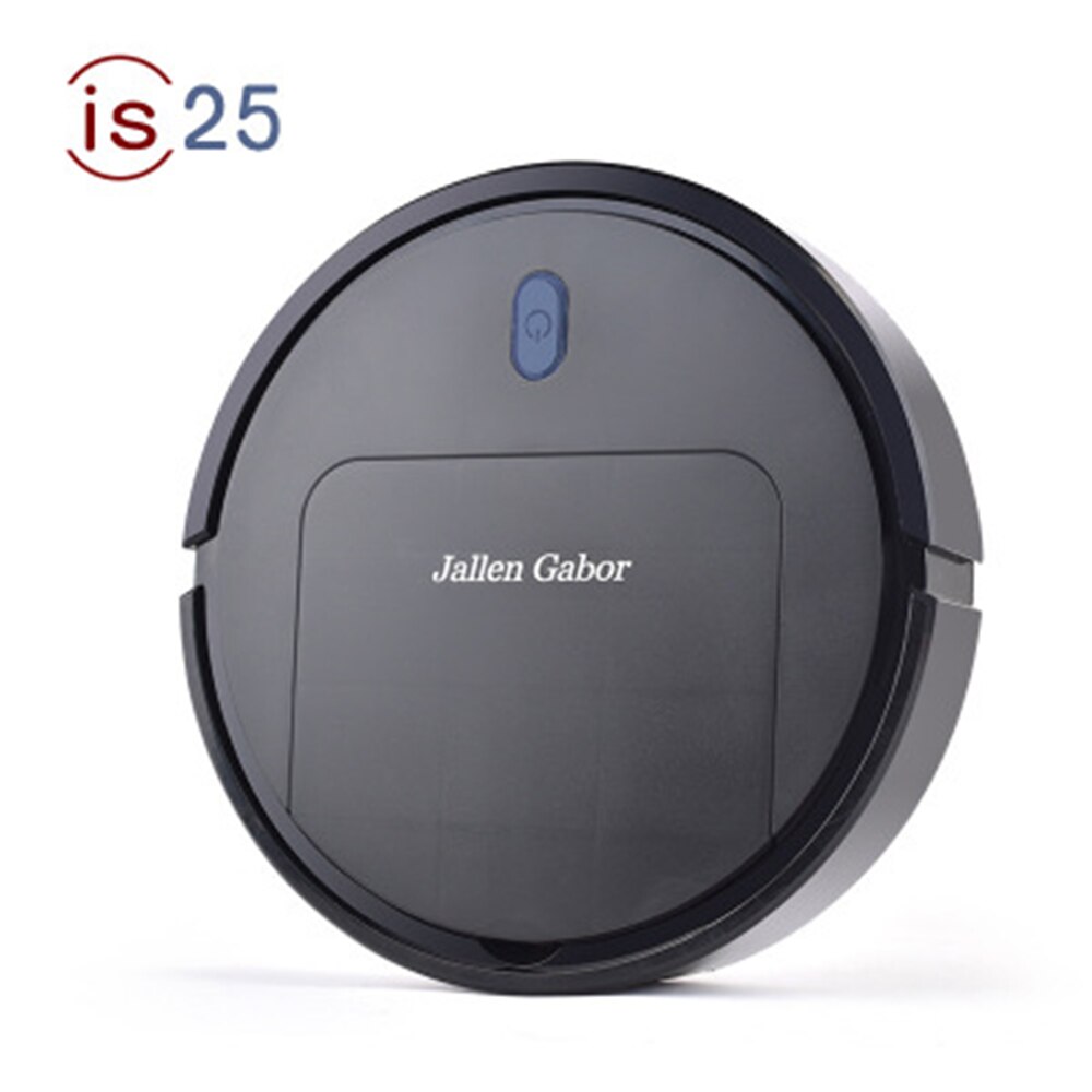 Multifunctional Robot Vacuum Cleaner USB 3-In-1 Auto Rechargeable Smart Sweeping Robot Dry Wet Sweeping Vacuum Cleaner Home: Black