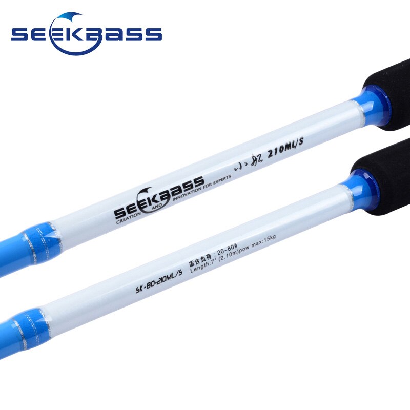 Seekbass 2.1M 2.4M Lure Weight 60-260G MAX DRAGS 15kgs Boat Rod Ocean Fishing Rod