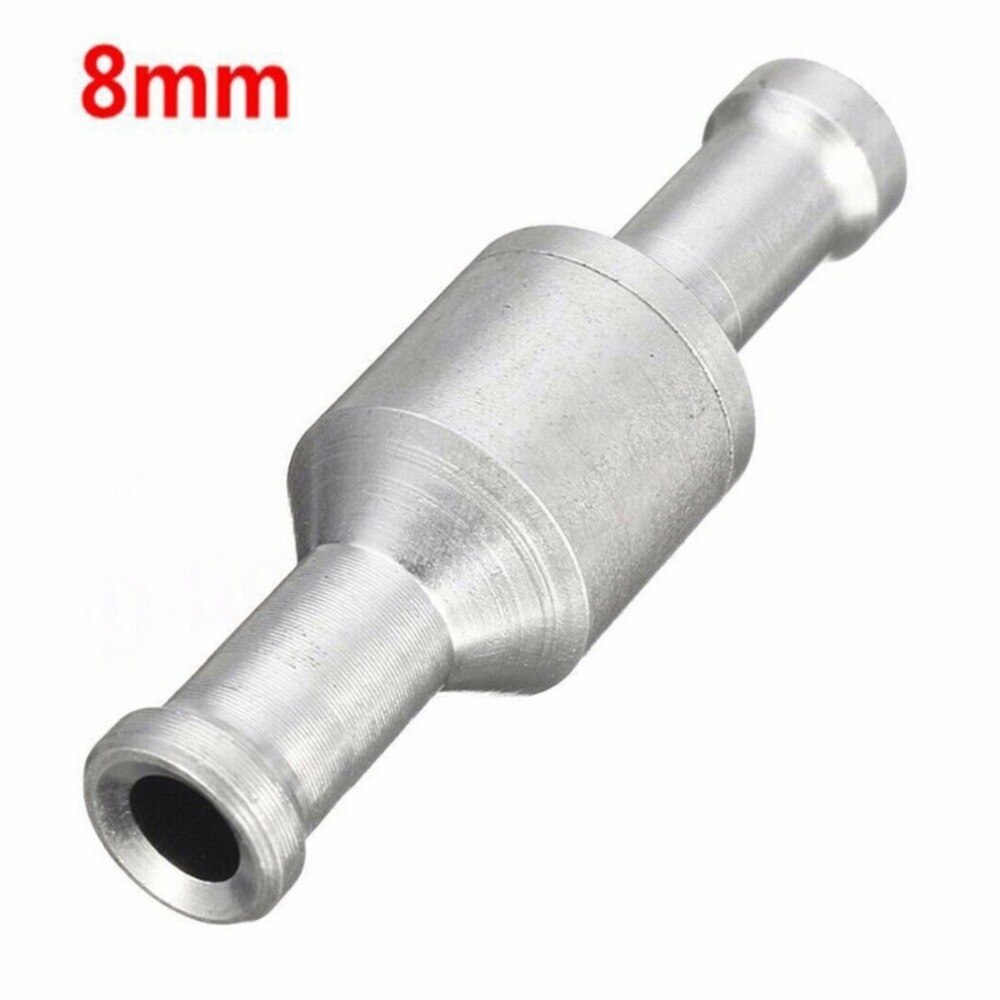 SI-AT11153 8MM High Strength Single Way Inline One-way Non-return Check Valve Fuel/Water/Gas/Air/Vacuum Aluminum