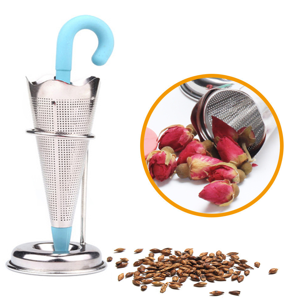 6 Styles Portable Silicone Tea Infuser Umbrella Whale Ball Leaf Tea Filter Stainless Steel Herbal Spice Tea Maker Teaware