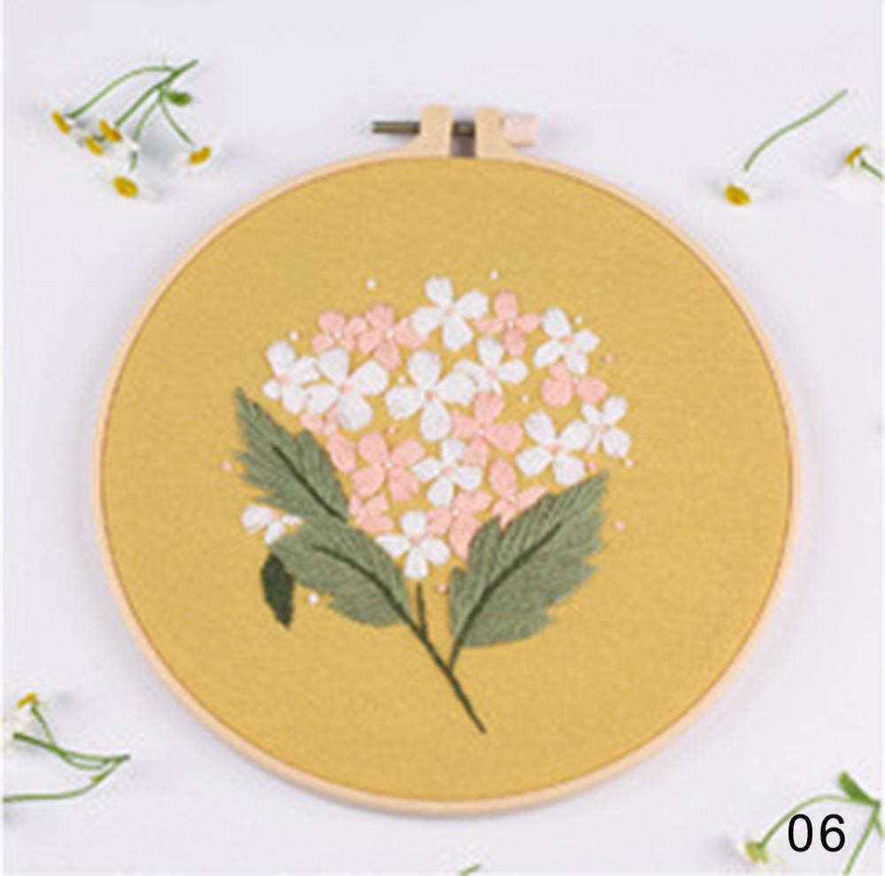 Circle Embroidery Kits ,Embroidery Set,Needlework Embroidery, Cross Stitch kits, Embroidery for Beginner, DIY Art Sewing Craft: 12