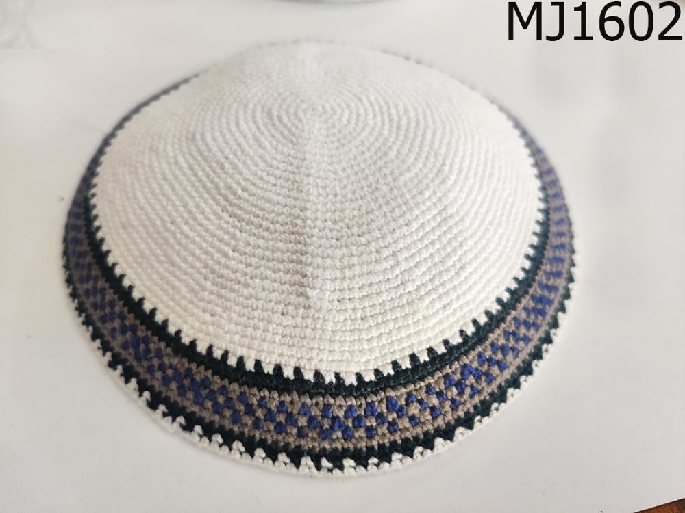 Handmade Kippah knitted hat Jewish articles