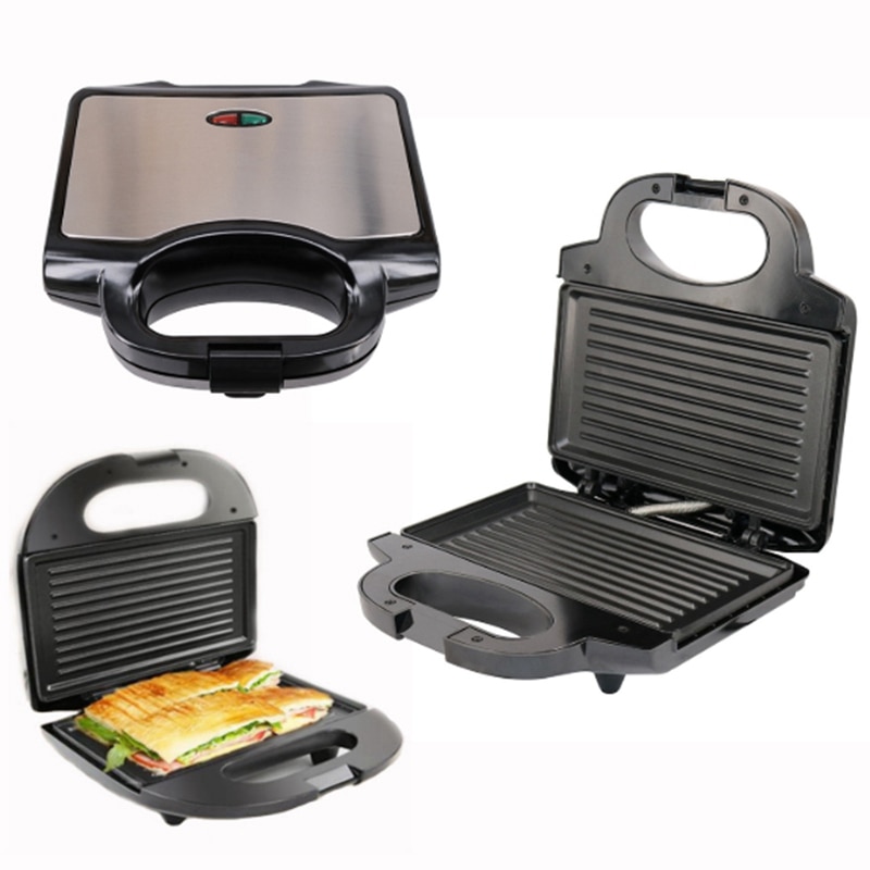 Multifunctional Electric Mini Sandwich Makers Grilling Panini Plate Toaster Steak Hamburger Breakfast Machine Barbecue Oven Eu P
