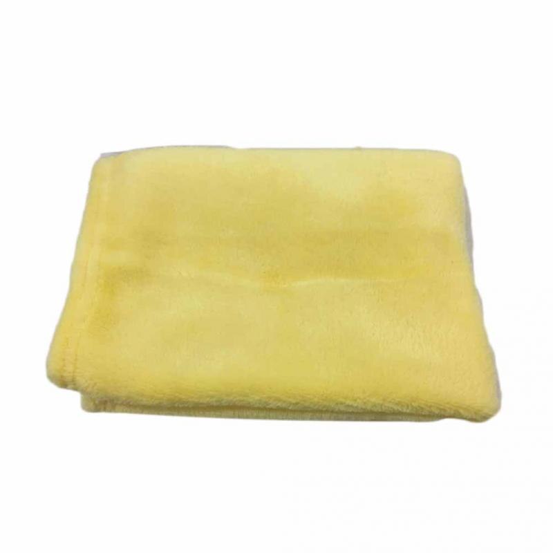 Outdoor Reizen Zachte Warme Flanel Handdoek Deken 65*45 cm Fleece Camping Slaapzak Lunchpauze Multifunctionl Handdoek Deken ^: yellow