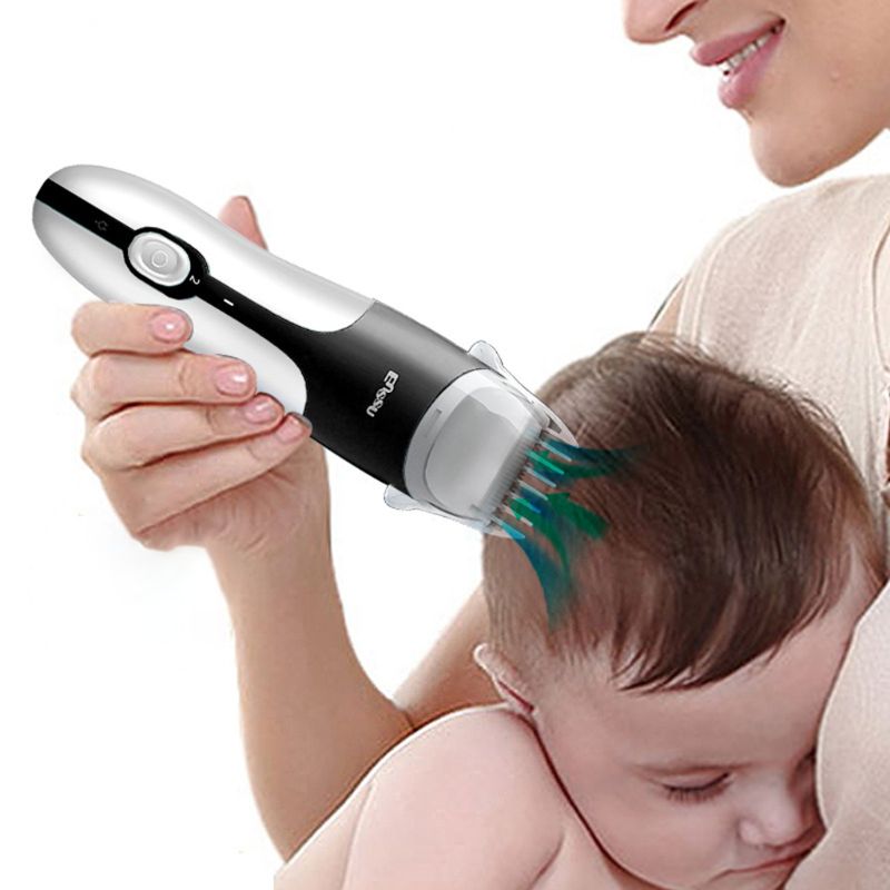 Tondeuses à cheveux électriques pour bébé tondeuses imperméables puissantes coupe-cheveux à faible bruit Kit de toilettage Machine de coupe de cheveux sans fil Rechargeable