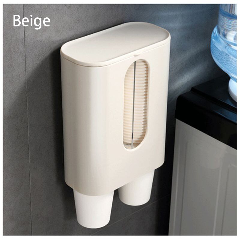 Wegwerp Bekers Dispenser Plastic Bekerhouder Voor Water Dispenser Wall Mounted Automatische Cup