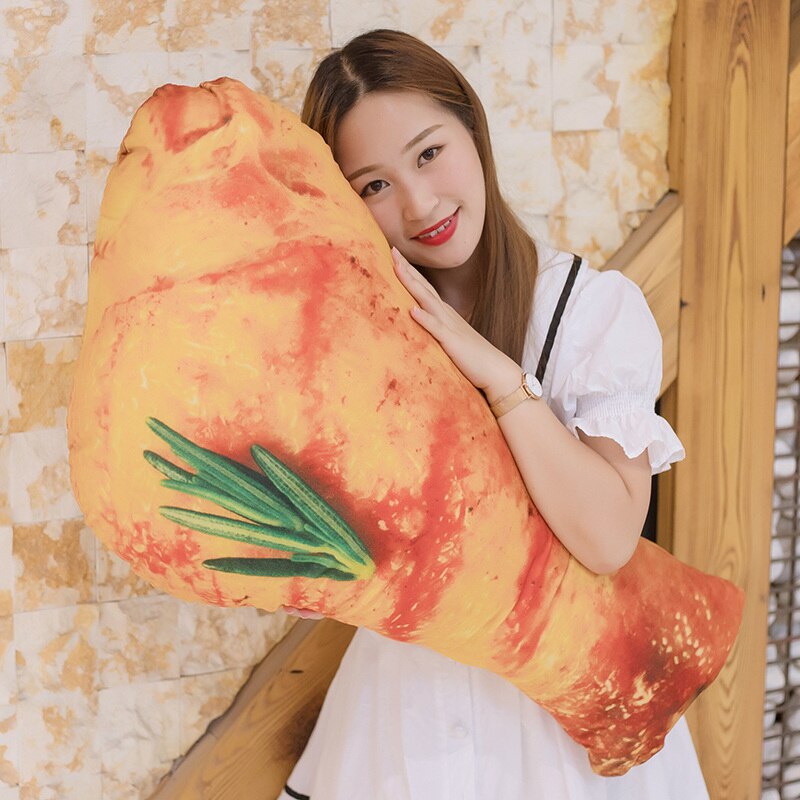 50/70/90CM Simulation Food Real Life Style Chicken Leg Toy Chick Wing Drumstick Pillow Cushion Lifelike Kids Birthday