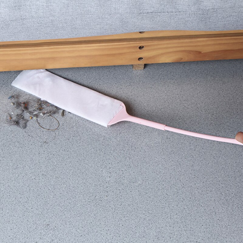 Barredora hogar polvo cama inferior limpieza barrido pared techo polvo mango largo hueco cepillo para quitar el polvo