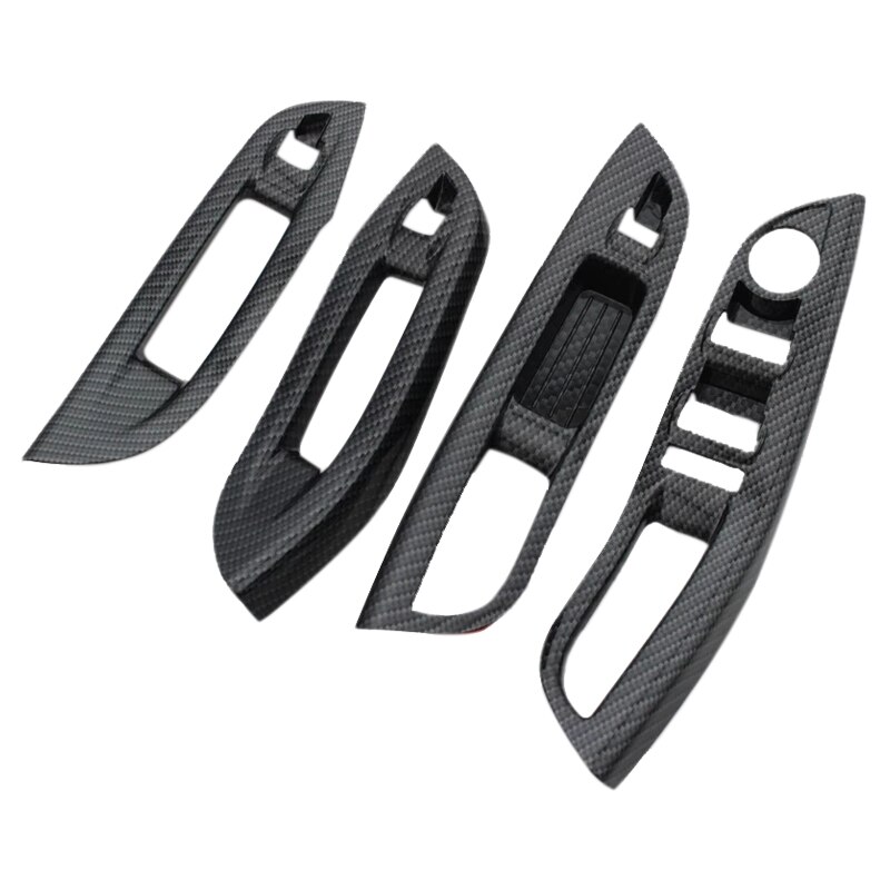 4 Stuks Carbon Abs Autoruit Lifter Panel Frame Dec... – Grandado