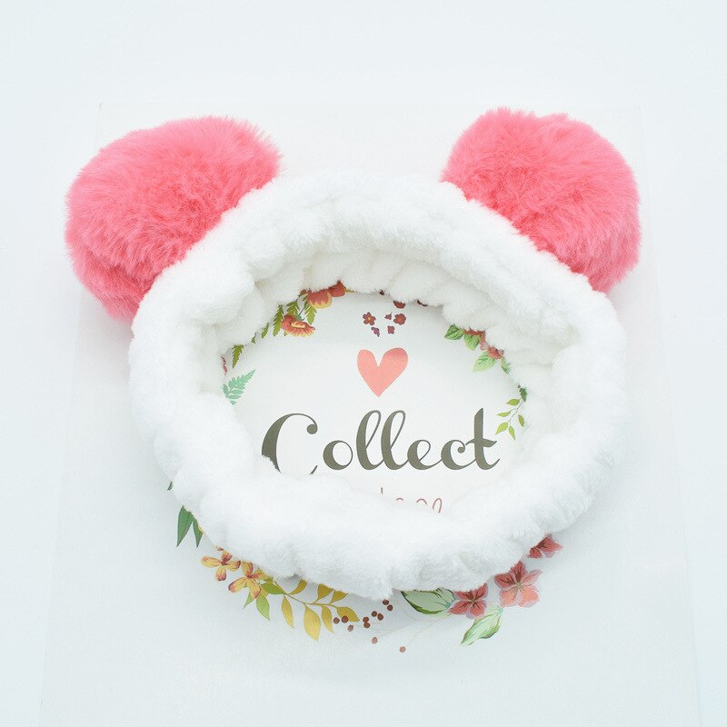 Diademas de oso Panda para niña y mujer, accesorios para el cabello, 1 unidad: 6