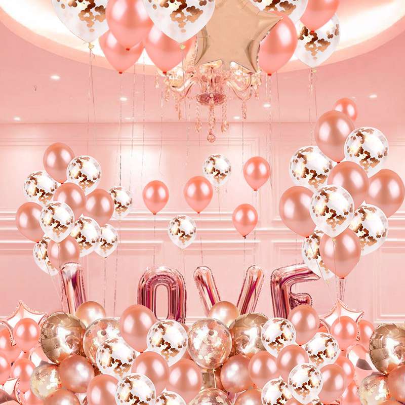 20 stücke 5 zoll Mini Perle Latex Ballon Rose Gold Champagner Gold Luftballons Hochzeit Geburtstag Party Dekor Liefert
