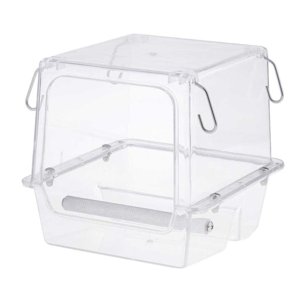 Pet Birds Feeder Food Water Feeding Box For Small Medium Large Birds Parrots