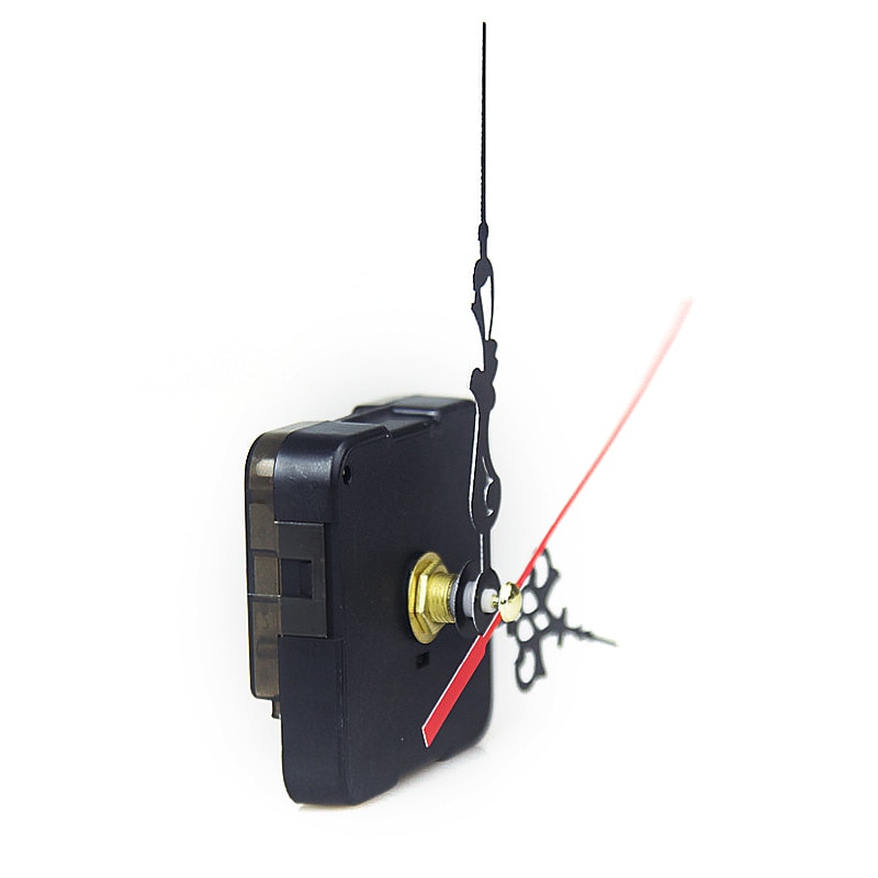 1Pc Professionele Klok Mechanisme Uurwerk Praktische Quartz Wandklok Beweging Horloge Mechanisme Repair Tool Parts Kit Zwarte Hand