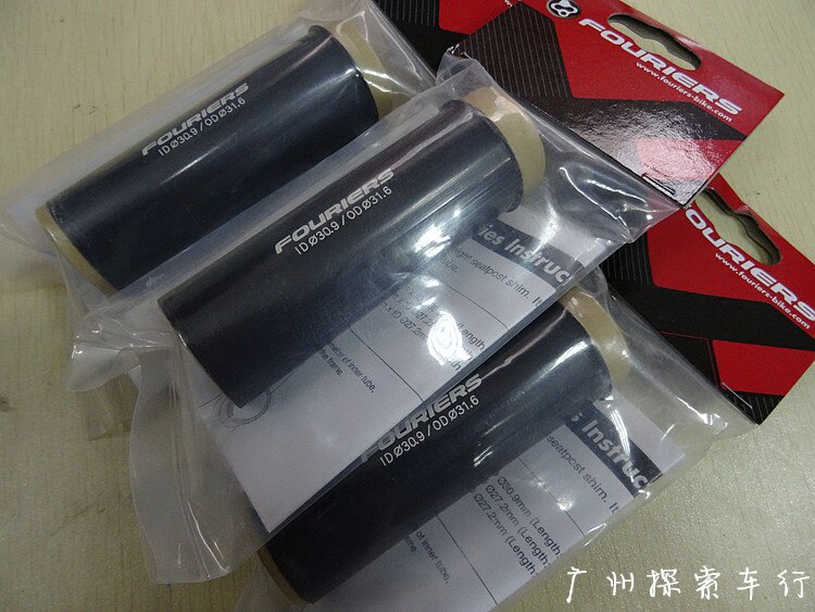 Fouriers-tubo adaptador para tija de sillín de bicicleta de aleación, convertidor de tubo adaptador, superligero, 30,9/31,6/27,2mm