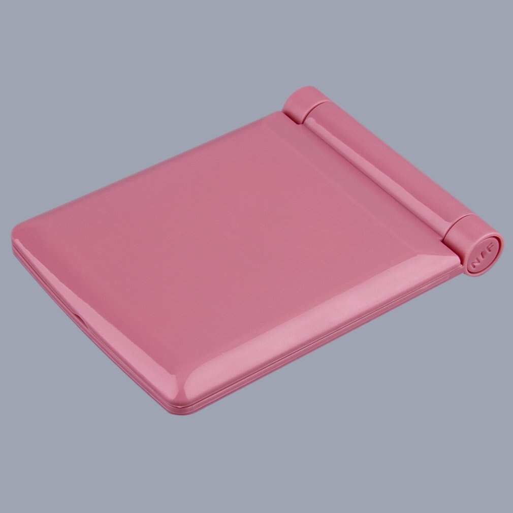 Espejo de tocador cosmético de señora compacto plegable portátil bolsillo LED espejo de maquillaje 8 bombillas LED integradas