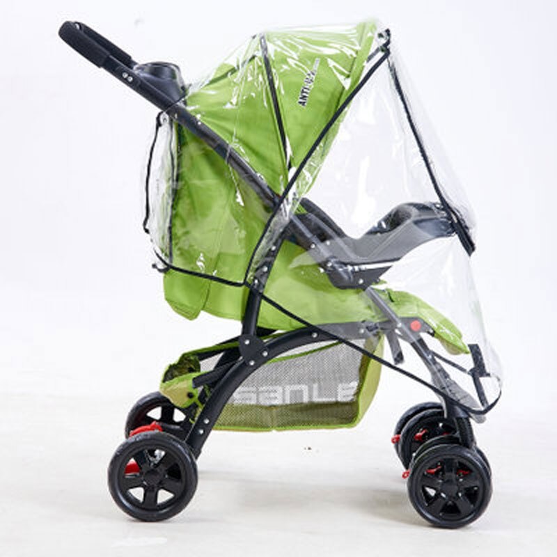 Baby udendørs klapvogn vogn regnslag regnslag gennemsigtig til universal buggy klapvogn klapvogn barnevogn baby bil jul