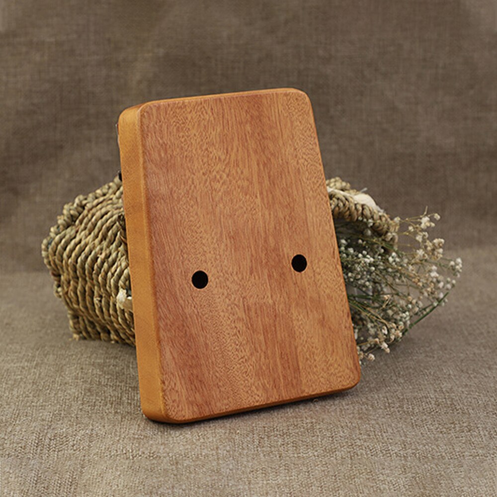 Instrumento Musical portátil Kalimba de madera con 17 teclas y dedo pulgar africano
