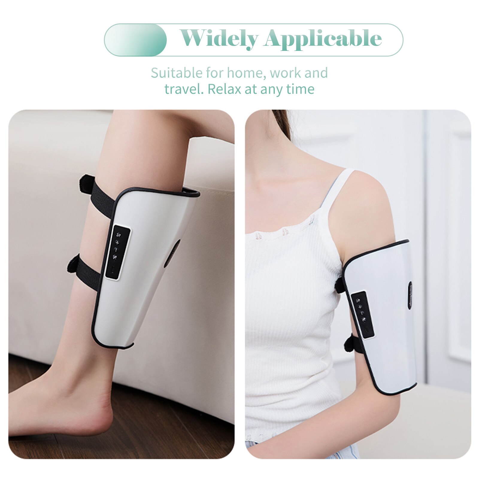 Electric Calf Leg Massager for Circulation Calf Wraps with 5 Massage 15 Strength Modes Increased Blood Circulation Relaxing