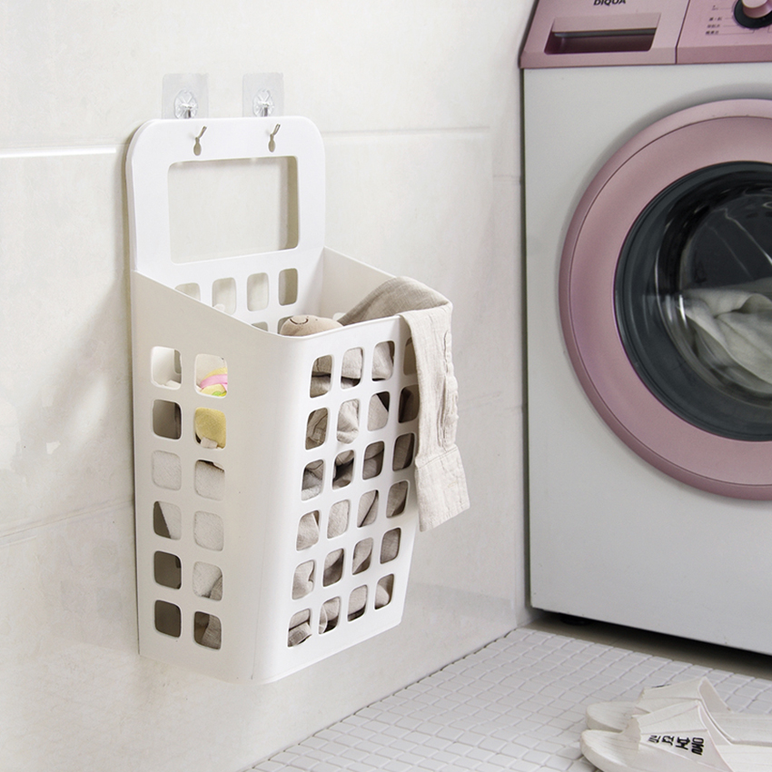 Plastbeholder hul vaskekurv kurv multifunktions hjem badeværelse store bærbare diverse opbevaringskurve