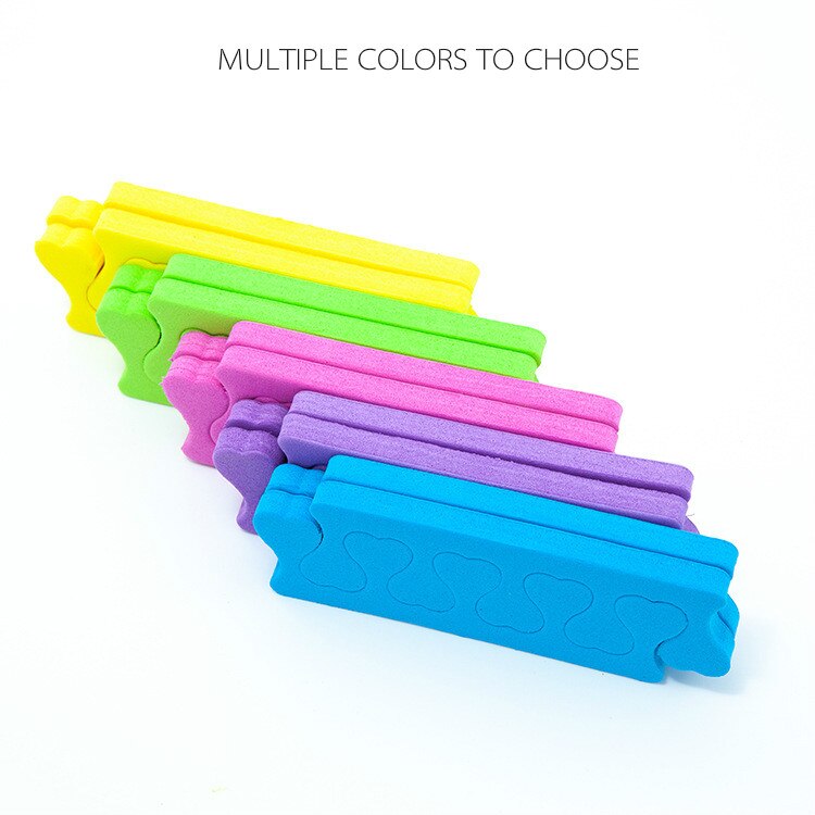 Toe Separators Soft Sponge Foam Repair Toe Nails Finger Separation Tool Nail Art Tools Foam Sponge Toe Splitter Finger Sepa