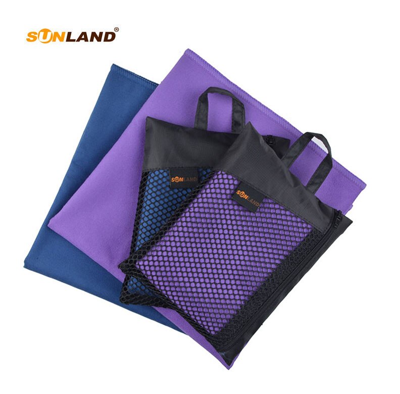 2PCS 30.5cmx61cm Sunland Microfiber Towel Ultra Compact Absorbent and Fast Drying Travel Sports Towels