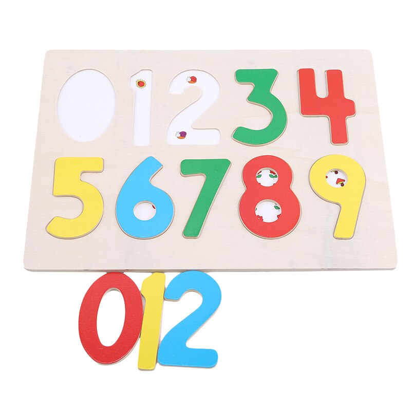 Houten Blokken Speelgoed Multicolor 9 Nummers Cognitieve Speelgoed Kids Baby Vroege Educatief Numeracy Intellectuele Ontwikkeling Speelgoed