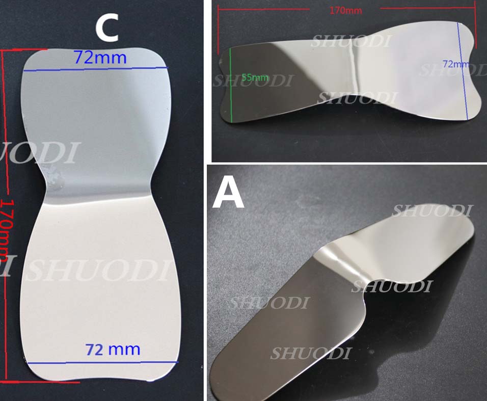 3 pièces/2 pièces ensemble dentaire orthodontique dents blanchissant photographique miroir réflecteur miroir Double face Instrument outil
