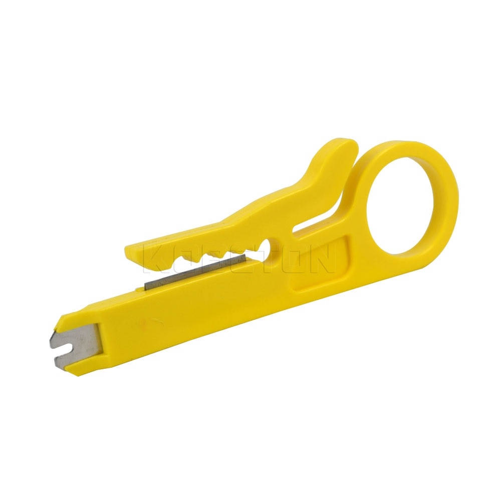 kebidumei Rotary Punch Down Network UTP Cable Cutter Stripper Punch Down Wire Tools RJ45 Cat5 RJ12 RJ11