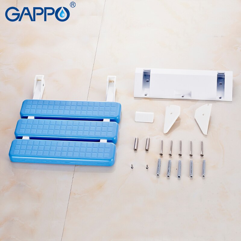 GAPPO Duvara Monte Duş Koltukları banyo sandalye katlanır duş GAPPO Duvara Monte Duş Koltukları banyo sandalye katlanır duş