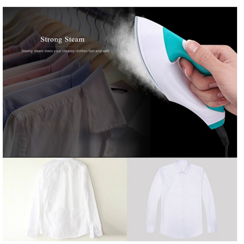 Draagbare Mini Elektrische Strijkijzers voor Kleding Huishouden Mini Reizen Kleding Temperatuurregeling Stoom Elektrische Strijken