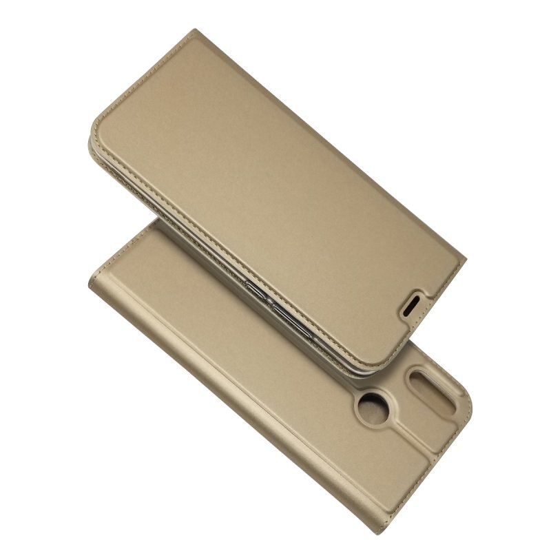 Telefon Fall Für Honor 8X Flip Magnetische Abdeckung Brieftasche Leder Handy Tasche Buch Fall Für Huawei Ehre 8X Etui coque Zubehör: Gold